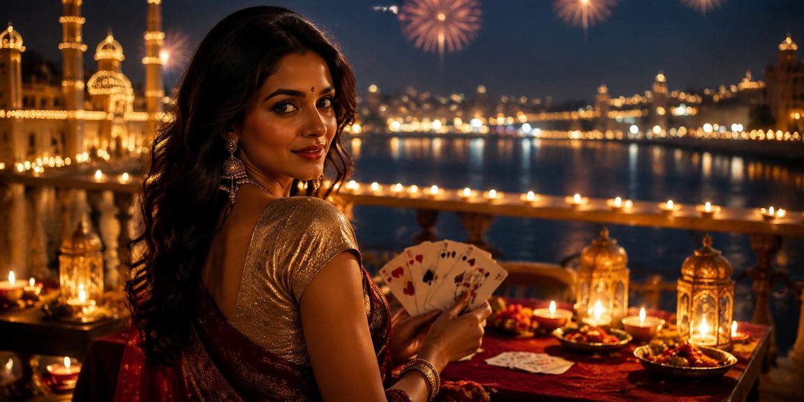 Online gaming platform user in Lucknow city during Diwali festival